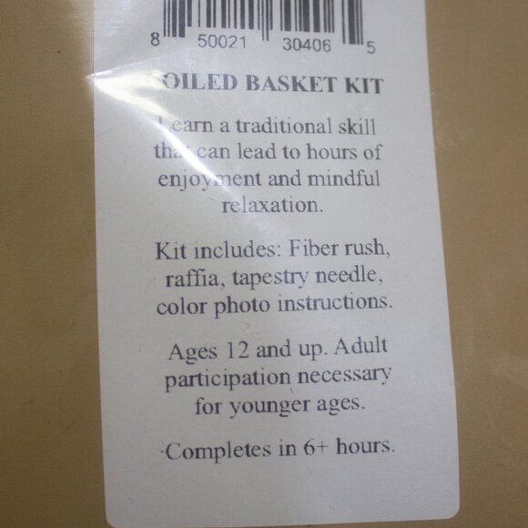 NWT Coiled Basket Kit One-Rod Basic Version - Picture 6 of 6